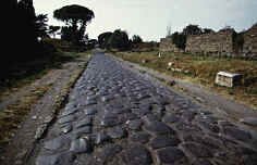 Scorcio della via Consolare Appia