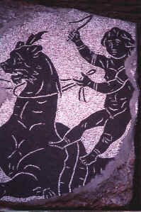 Mosaico pavimentale delle terme di Ostia
