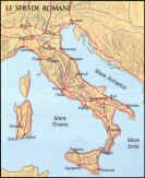 Le strade romane in Italia. Fare clic per ingrandire