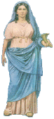 Il tipico vestiario di una donna romana